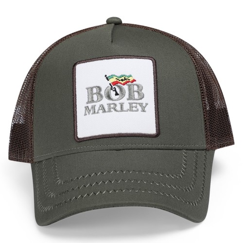 Amplified Bob Marley Trucker Cap Vert Neuf - Photo 1 sur 4