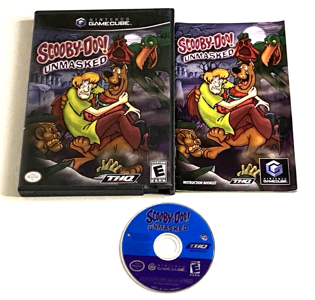 GAMECUBE　動作品　元箱　説明書等フルセット　テスト用スマブラ付き Scooby-Doo Unmasked Nintendo GameCube Complete Game Disc Mystery