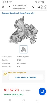 2015+ Ford 2.3 Ecoboost Turbo Setup FOMOCO  Honeywell Garrett