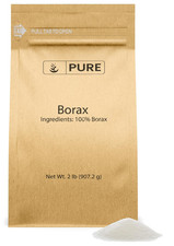 PURE ORIGINAL INGREDIENTS Borax Powder (2 lb) Sodium Borate, Multipurpose