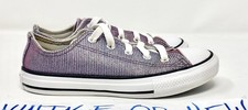 Girls Converse Chuck Taylor All-Star OX Low Purple Juniors 665100F sz 1