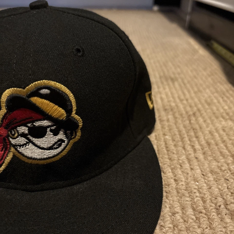 MiLB WEST VIRGINIA POWER New Era 59FIFTY Minor League PIRATES Fitted HAT 6 7/8 - Image 3 of 4