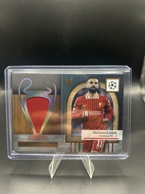 2025 Topps Museum Collection Mohamed Salah Momentous Match-Worn Patch Relic /50