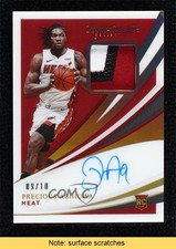 2020-21 Panini Immaculate Rookie Gold 9/10 Precious Achiuwa Patch Auto READ 0el