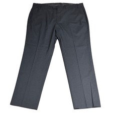 Charcoal Dress Pants Men's 40x30 Trouser Flat Front Lauren Ralph Lauren EUC