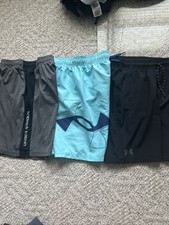 Boys 3 Pc Set Under ARMOUR Shorts  Size M Youth