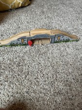 Vintage Thomas  Friends Imaginarium Wooden Railway Draw Bridge- 23" Complete