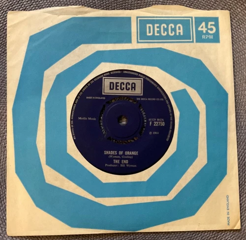 THE END - SHADES OF ORANGE rare UK 1968 / PSYCH / MOD / ROLLING STONES / VG++ !