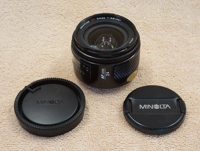 Minolta A-mount 24mm Focal Camera Lenses for sale | eBay