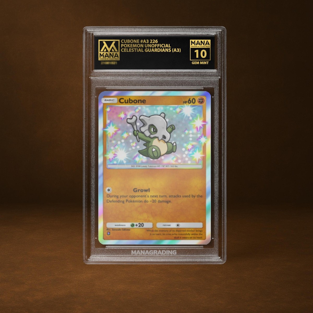 CUBONE MANA GRADE 10 PSA STACKABLE POKEMON POCKET | eBay