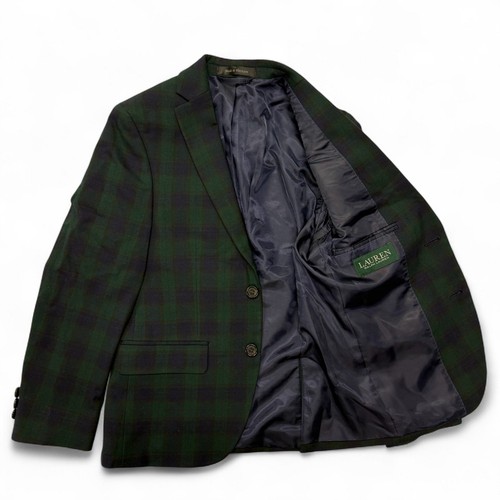 Lauren Ralph Lauren Blackwatch Plaid Blazer Jacket Classic Fit Kids Boys 10R - Picture 6 of 9