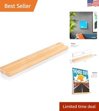 Handcrafted Pine Vinyl Record Holder - Easy Install Wall Shelf for Music Lovers