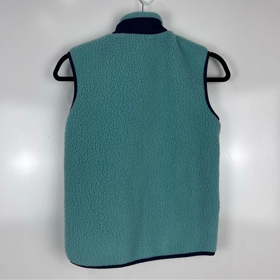 Жилет флисовый шерстяной детский Hanna Andersson без рукавов синий размер 130 США размер 8 - Изображение 2 из 4