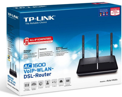 TP-Link AC1600 5G/2,4G WLAN VDSL ADSL 1600 Mbit/s O2/Telekom
