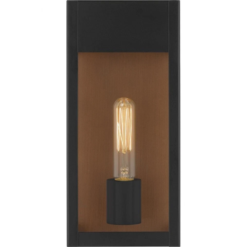 Maren - 1 linterna de pared ligera mediana para exteriores - 13 pulgadas de alto hecha con costa Foto 3 de 4