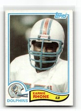 1982 Topps - Earnest Rhone #135 (RC) Dolphins Football