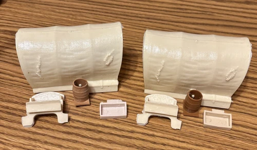 Marx 60 Mm Buckboard Top--Do not let your Buckboard  run around TOP_LESS