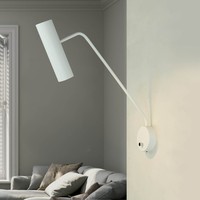 Spot Wandleuchte In Weiß Mit Zugschalter Beweglich GU10 Wandlampe Innen Leuchten