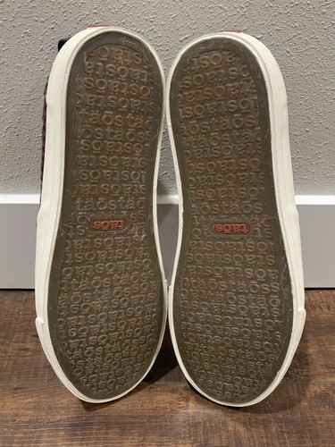 Neu Taos Rubber Soul karierte lässige Damen-Slipper aus Canvas Größe 11 M - Bild 7 von 8