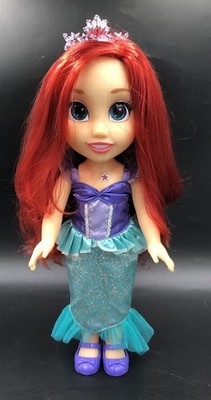 DISNEY PRINZESSIN MEINE FREUNDIN ARIELLE PUPPE DIE KLEINE MEERJUNGFRAU 14 ZOLL SPIELZEUG MIT KRONE JAKKS