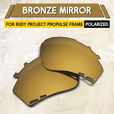 1.5MM POLARIZED Replacement Lenses for Rudy Project Propulse, Bronze Mirror