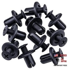 8mm Hole Fender Liner Bumper Cover Engine Splash Shield Retainer Clip 10pcs