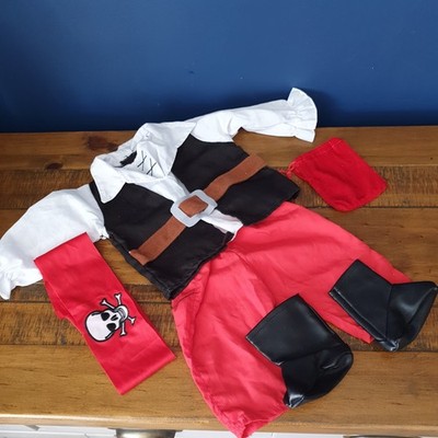 Smoby Pirate Doll Clothes Shirt Waistcoat Trousers Bandana Boots