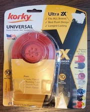 Korky Ultra 2X High Performance Toilet Flapper Universal Standard 2in - Open Box