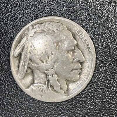 1927 P Buffalo Nickel Indian Head AS SHOWN Free Shipping /Lot B464