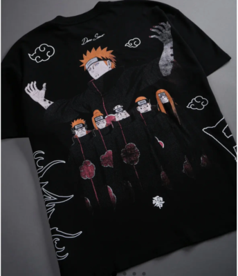 DARC SPORT X NARUTO X PAIN AKATSUKI “SIDE TO SIDE” SHIRT SZ LARGE
