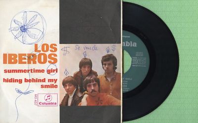 LOS IBEROS / Summertime Girl / COLUMBIA MO 457 Press Spain