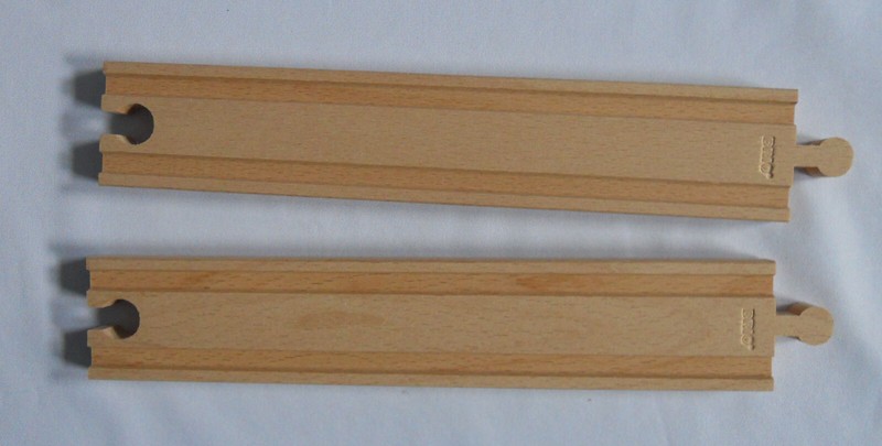 BRIO Wooden Railway POLAR EXPRESS Train LONG STRAIGHT TRACK PIECES 32501 Holiday