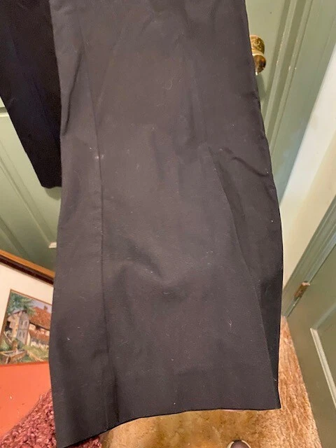 Pantalón Pantalón Trina Turk Acampanado Pierna Ancha Talla 10 Negro Carrera Minimalista Preppy Foto 4 de 4