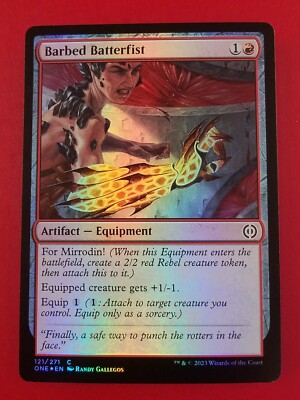 1x Barbed Batterfist | FOIL | Phyrexia: All Will Be One | MTG Magic Cards