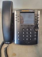 Polycom VVX 411 Gigabit PoE 12-line IP Phone - Black Lot of 20 Phones