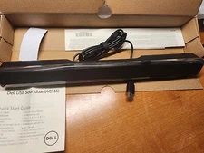 NEW IN BOX Dell AC511 USB Wired Stereo Monitor SoundBar - Free Shipping -
