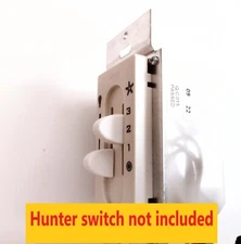 3x Hunter dual split dimmer replacement slider half knob - 3d printed knob