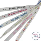 Name Labels - Woven Sew-in School Name Tags - 36, 72 or 144 Name Labels