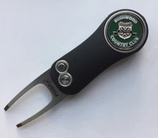 Caddyshack Bushwood Pitchfix 2.0 Switchblade Golf Divot Tool w removable Marker