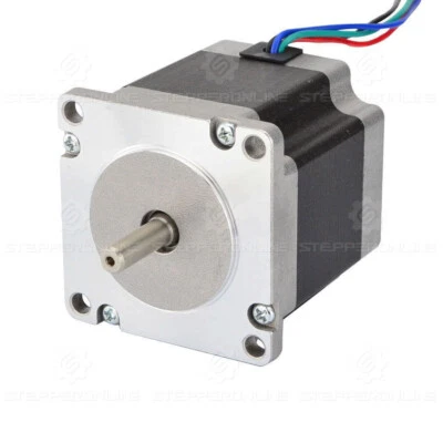 Nema 23 Schrittmotor 1.26Nm 0,9 Grad 2.8A 57x56mm Φ6.35mm CNC Mill Lathe Router - Bild 1 von 4