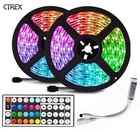 Waterproof 5050 RGB 5M 300 LED SMD LED Strip Light 12V With 44 key IR Controller
