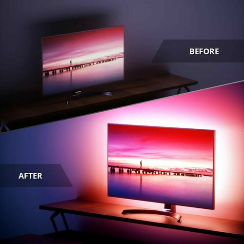 5050 RGB LED Strip 5V Tuya WiFi APP Smart Controller TV Background Decoration - Picture 9 of 12