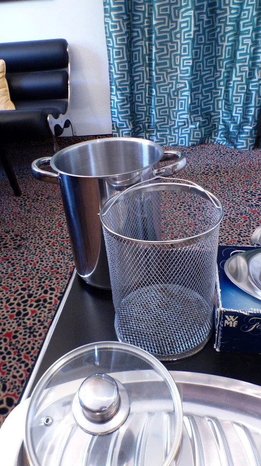 Spargel/Pasta - Topf, Edelstahl 4 Liter, plus Sauciere (WMF) plus Tablett /WMF), - Bild 2 von 4