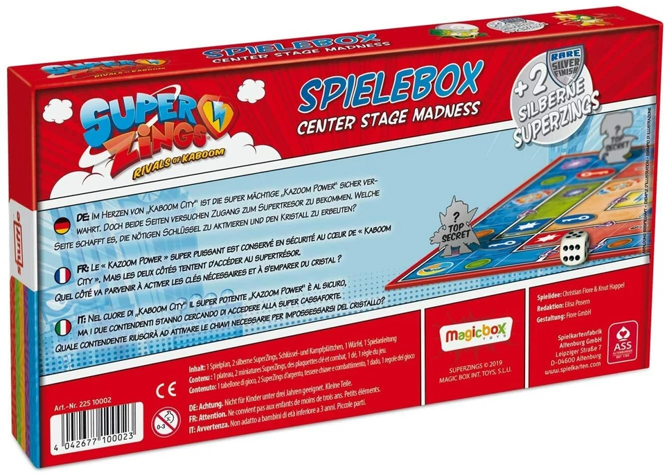 Superzings 22510002 - Spielebox Gioco di Società Gioco da Tavola Gioco Bambini - Immagine 3 di 4