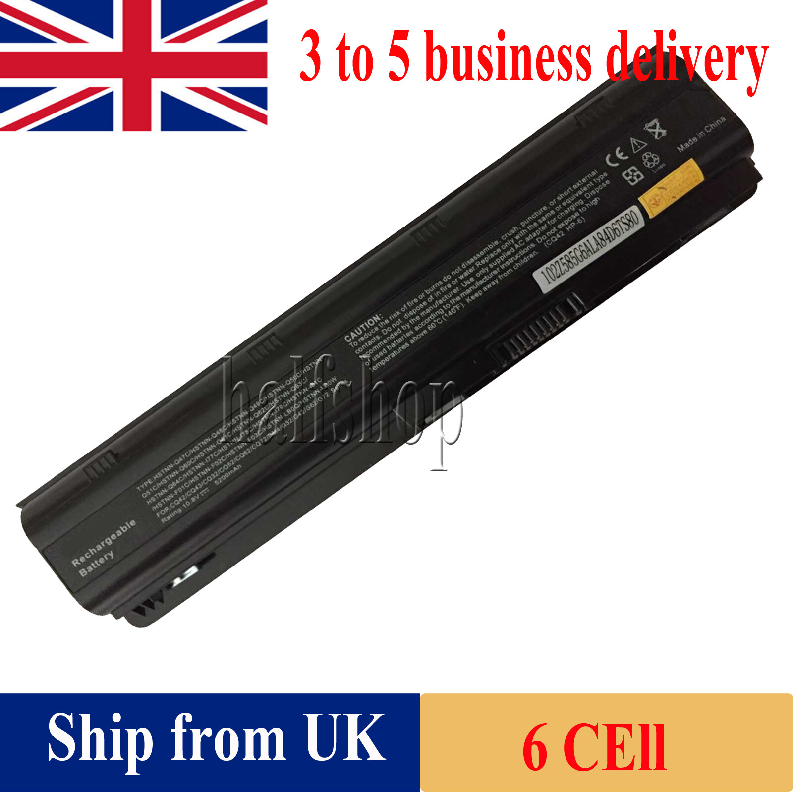 Laptop Battery for HP Compaq DM4 G62 G72 CQ42 CQ43 CQ62 CQ72 CQ32 CQ630 6cell