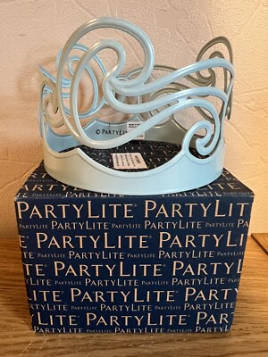 Partylite Wellen Hülle für Glas Kerze - Brandneu in Box
