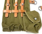 WWII GERMAN 9mm MACHINE PISTOL MP CANVAS AMMO POUCHES-OLIVE — photo 2