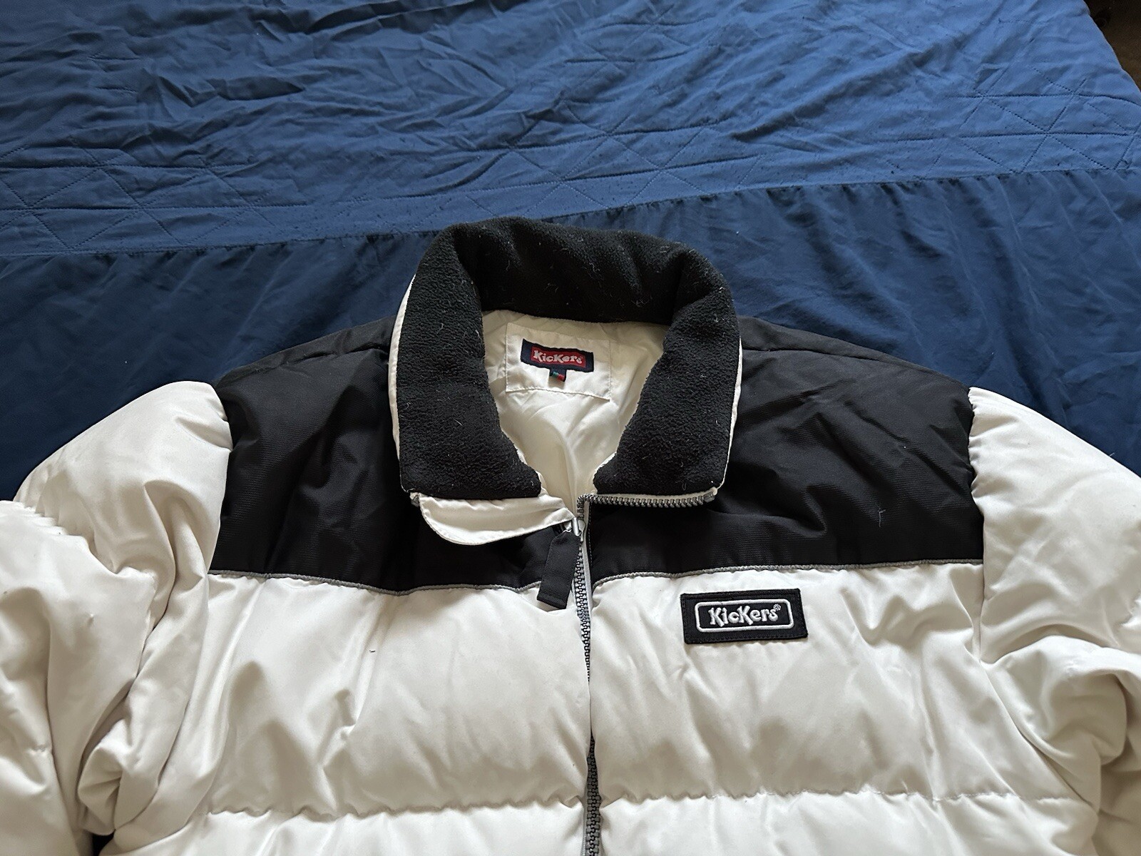 Kickers White Puffer Jacket image 2