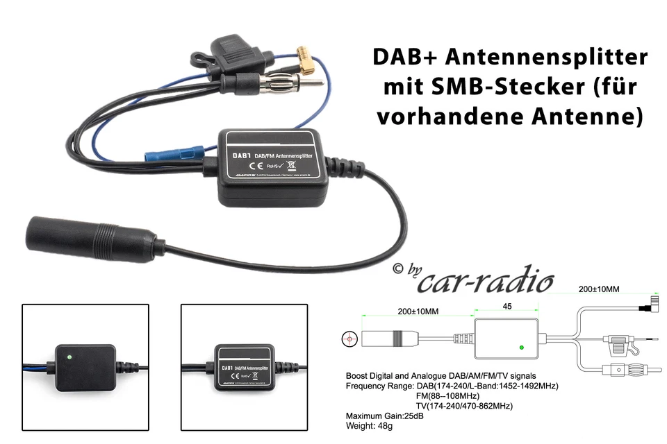 Retrosound Motor-1DAB TRIM-B DAB Retro Autoradio AUX MP3 Komplettset 502B080040 - Bild 2 von 4