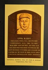 1969 Baseball Hall of Fame Plaque Eppa Rixey FDC Postcard Cover